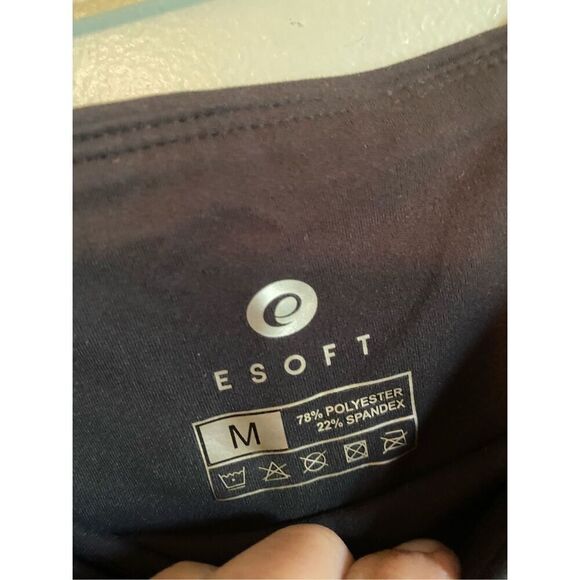 ESOFT Wide Leg Pants High-Waisted Yoga Work Dress Pants Pockets M NWOT - Picture 6 of 7